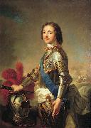 Jean Marc Nattier Portrait of Peter I of Russia oil painting